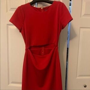 Express red dress